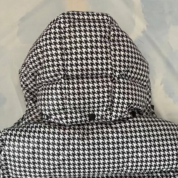 Moncler X Frgmt Socotrine Houndstooth Short Down Jacket - Picture 14 of 16